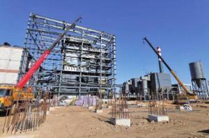 中國能建安徽電建一公司總承包的法電靈寶生物質(zhì)熱電開工