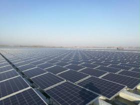 中國能建安徽電建一公司承建淮南水面光伏電站成功并網(wǎng)